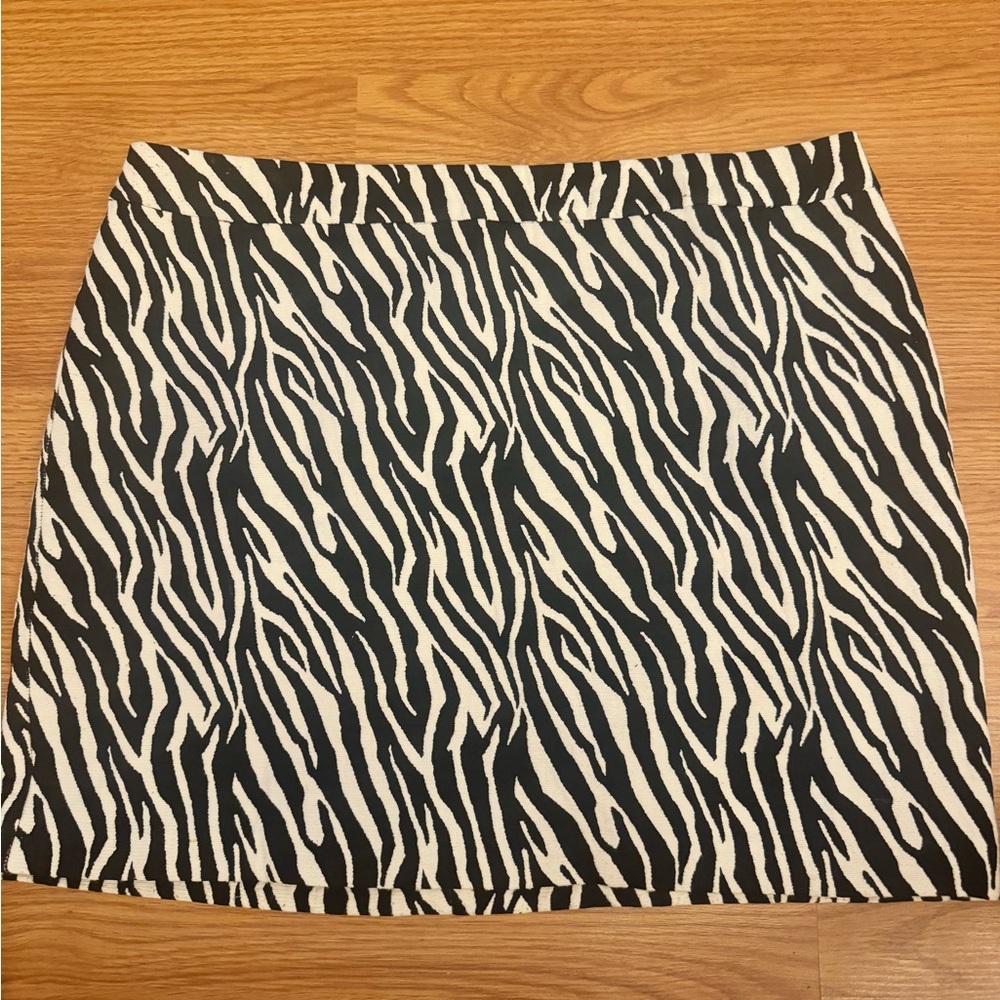 Zebra Print Women's Skirt